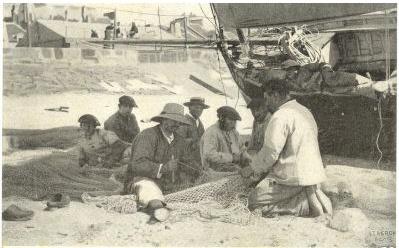 marins-pecheurs_raccomodage filets.bmp